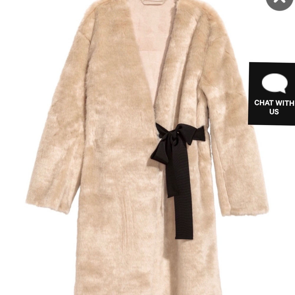 Gorgeous Long faux fur coat! Brand new